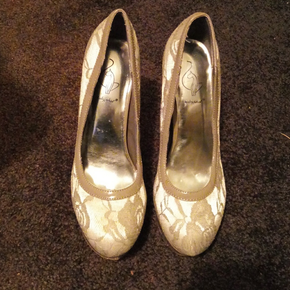 Baby phat lace heels